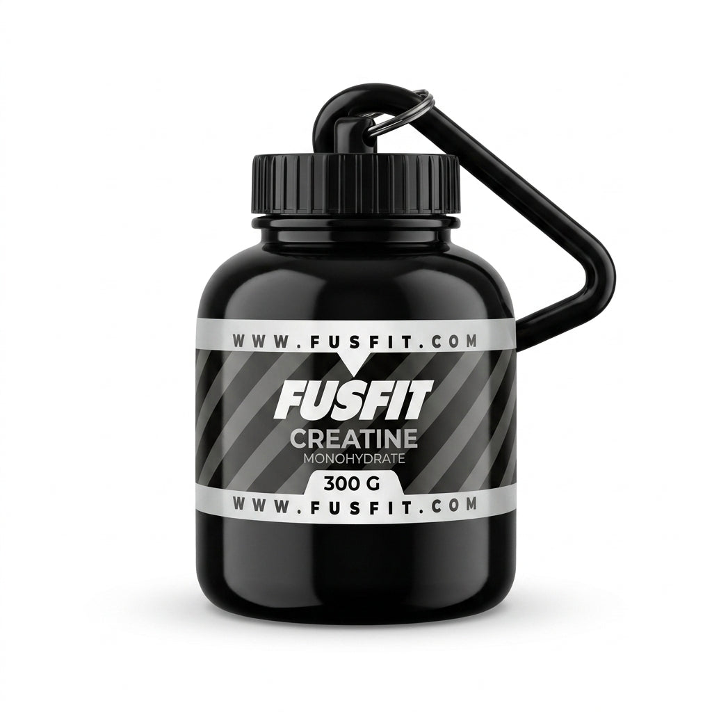 Mini porta suplemento llavero FUSFIT Creatina — portada