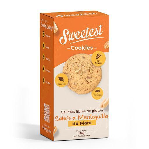 GALLETA SWEETEST COOKIE MANTEQUILLA DE MANÍ 150 G