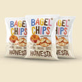 HONESTA Bagel Chips Tostadas de Pan Horneadas 150 g Original