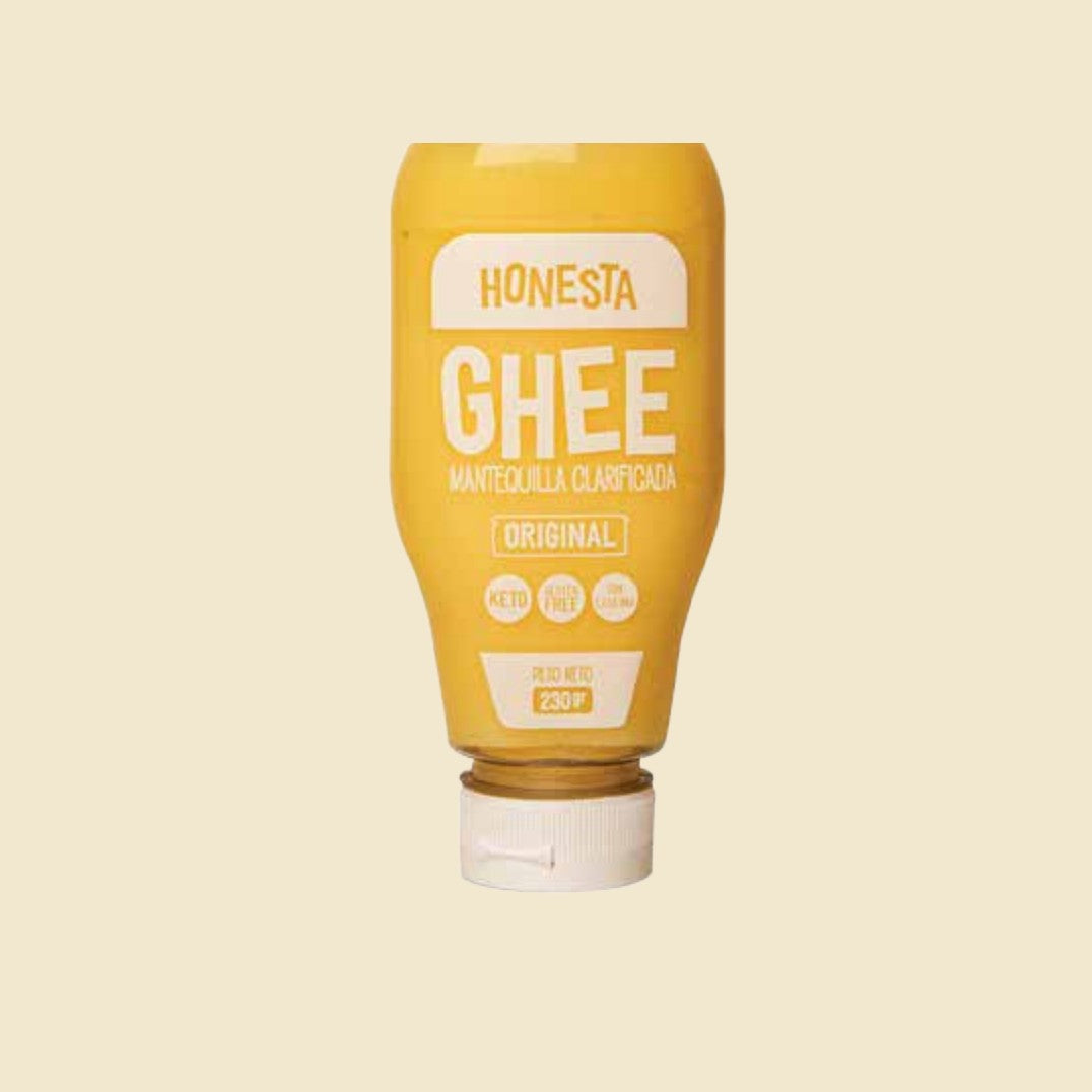 HONESTA Ghee Mantequilla Clarificada Natural 230 g Squeeze