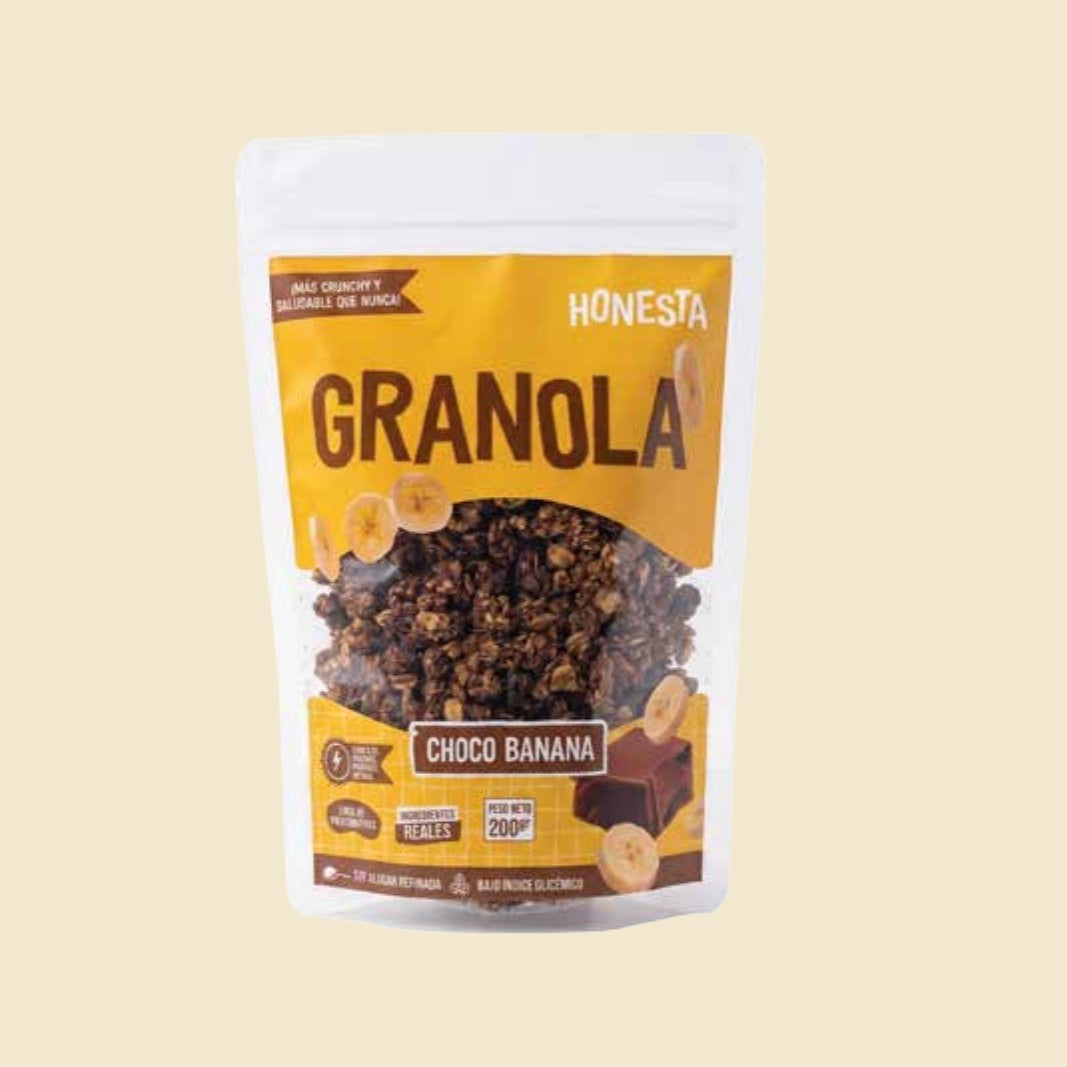 HONESTA Granola Crujiente 200 g Choco Banana