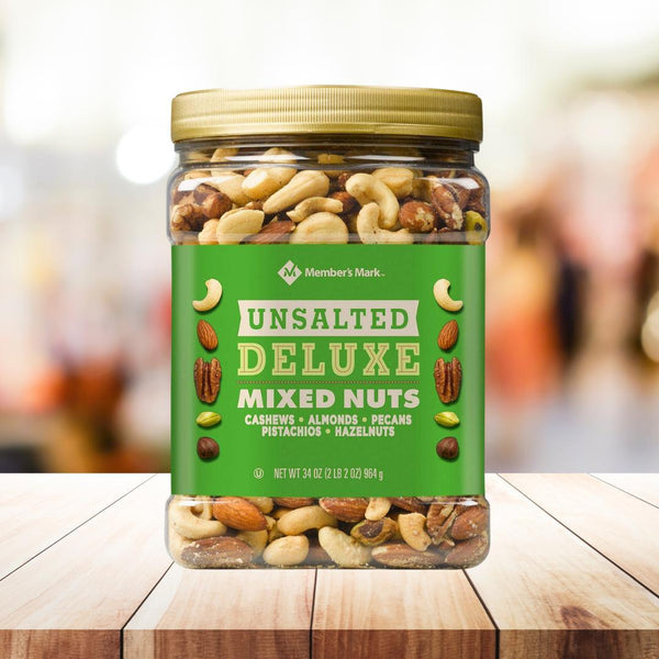 Frutos Secos Nueces Mixtas Members Mark Deluxe Unsalted 964 g