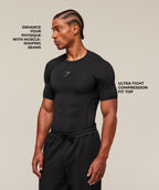 Gymshark Element Baselayer T-Shirt - Black