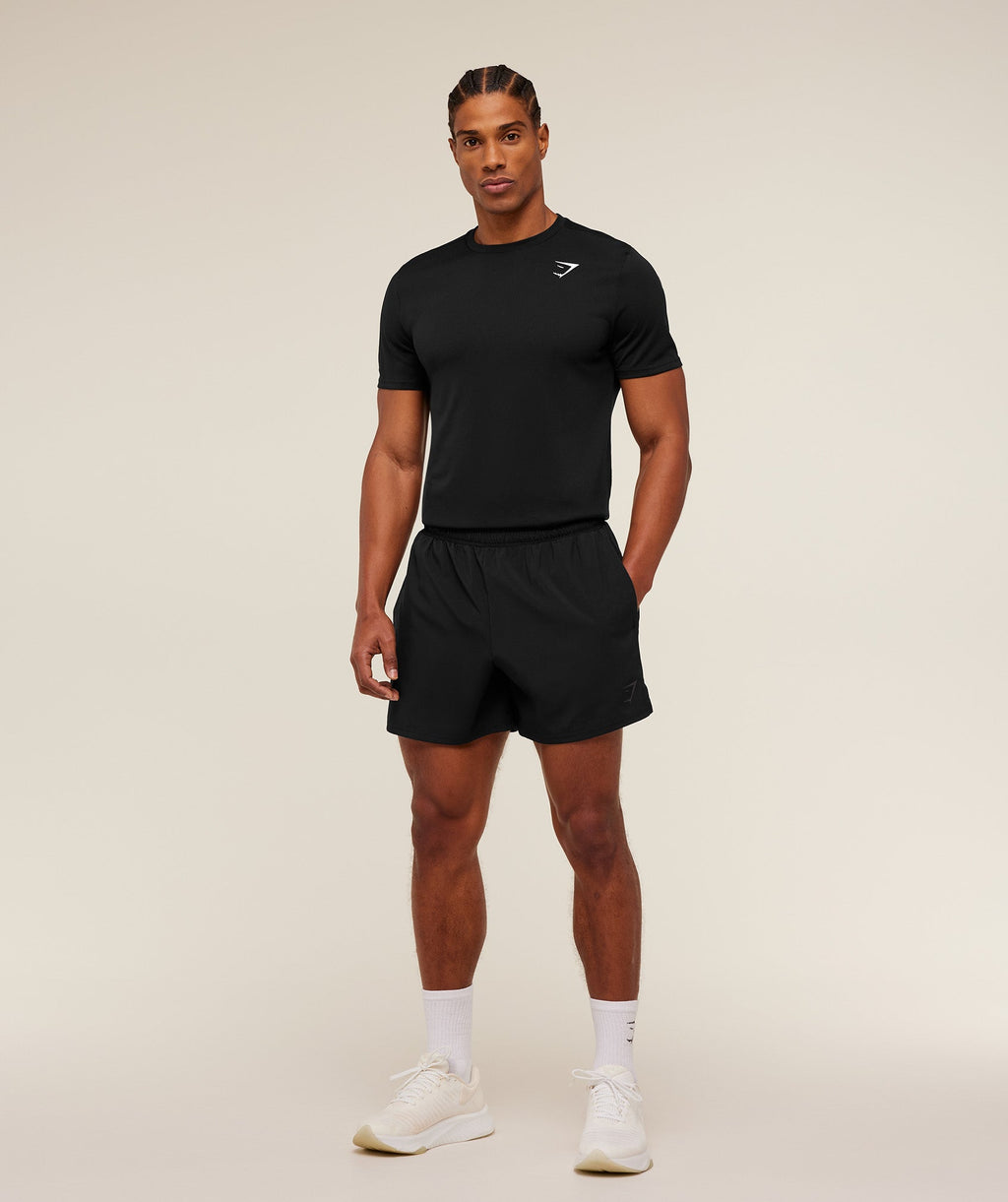 Gymshark Arrival Contrast Shorts - Black/Grey