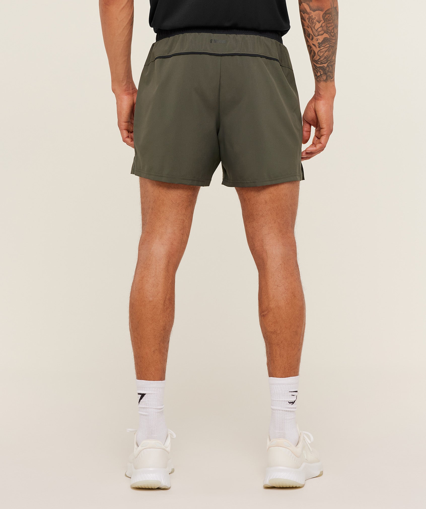 Gymshark Arrival Contrast Shorts - Strength Green/Black