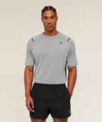 Gymshark Arrival Contrast T-Shirt - Smokey Grey / Grey