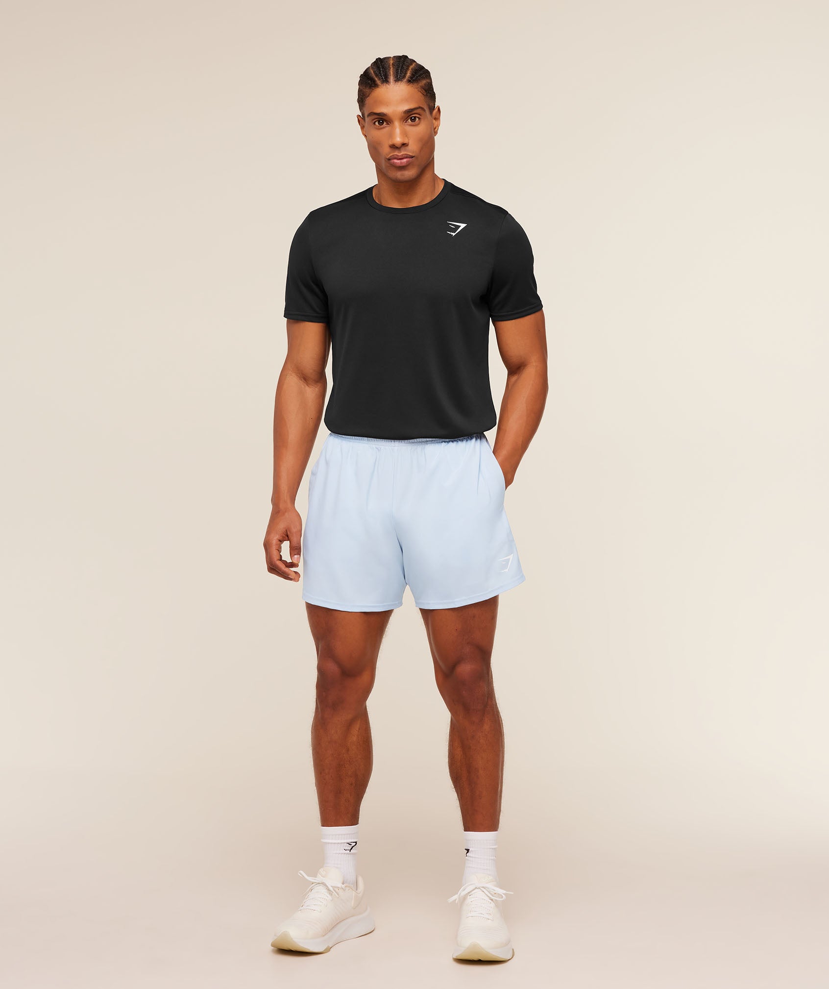 Gymshark Arrival 5" Shorts - Chilled Blue