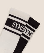 Gymshark Collegiate Crew Sock 2pk Black