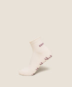 Gymshark Frill Pilates Midi Sock – Soft White/Calm Pink