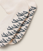 Gymshark Frill Pilates Midi Sock – Soft White/Iron Blue