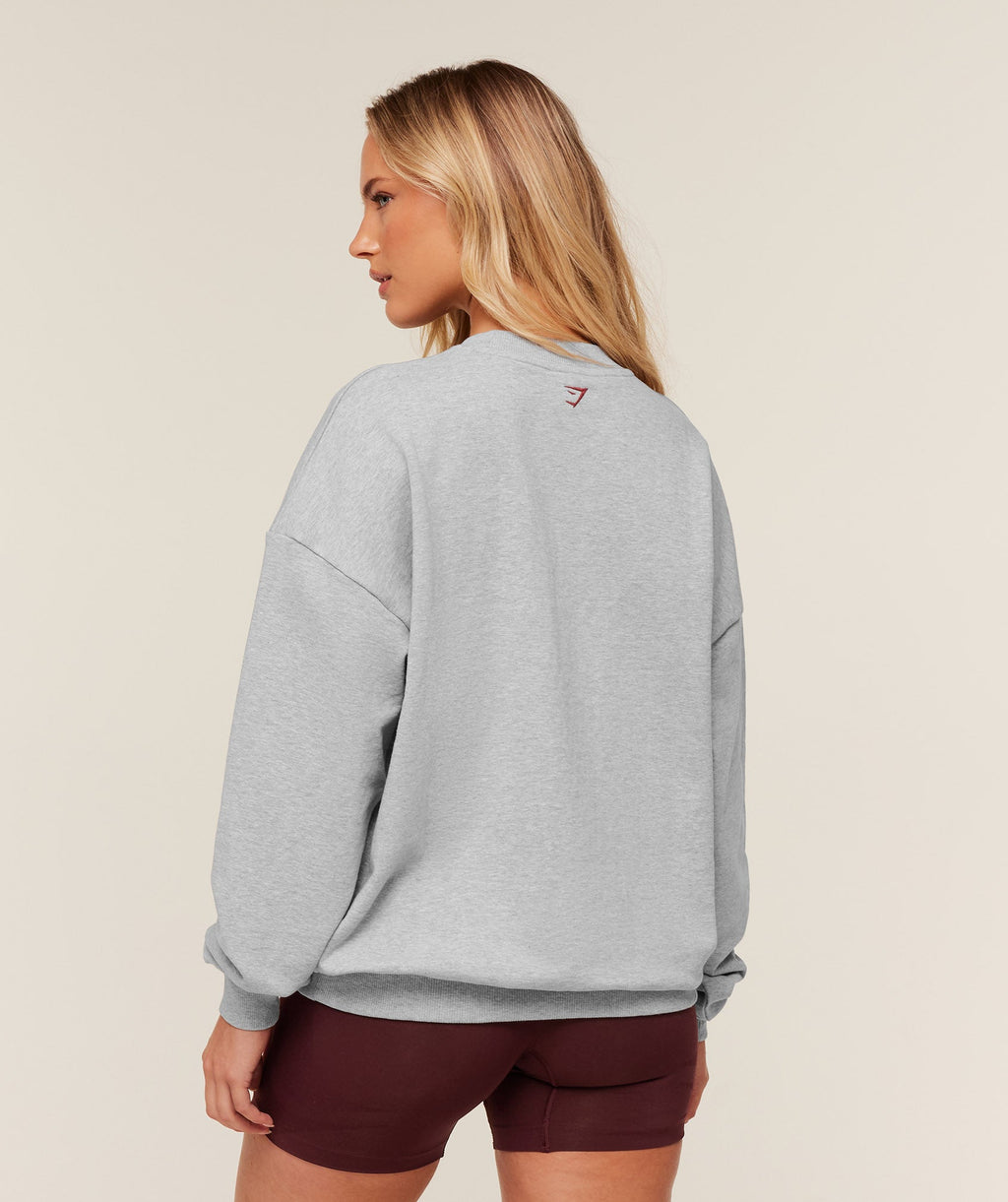 Gymshark Collegiate Graphic Crew Neck Pullover