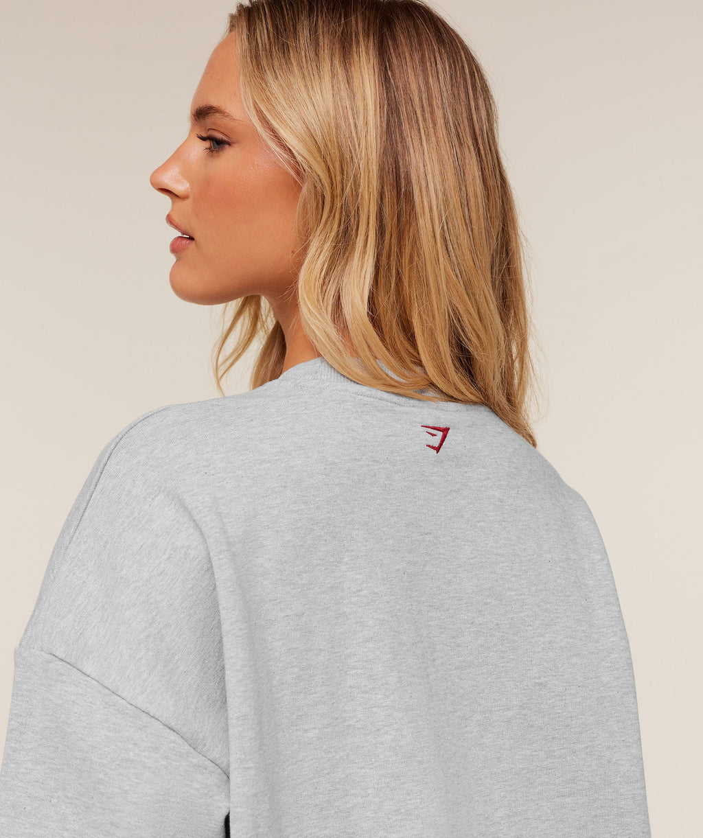 Gymshark Collegiate Graphic Crew Neck Pullover