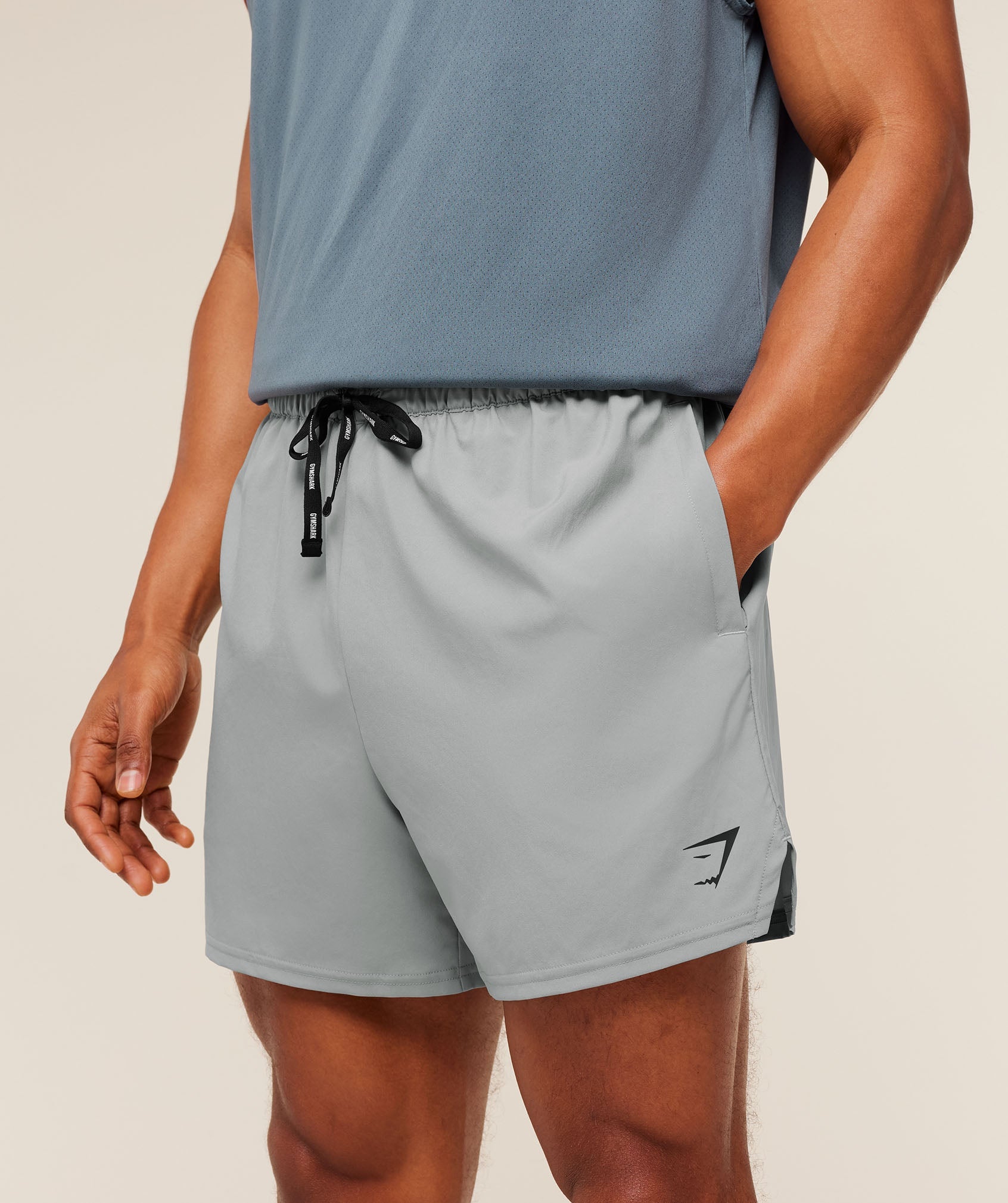 Gymshark Train 5" Shorts - Smokey Grey