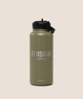 Gymshark Metal Insulated Straw Bottle 1L – GS Grounded Green