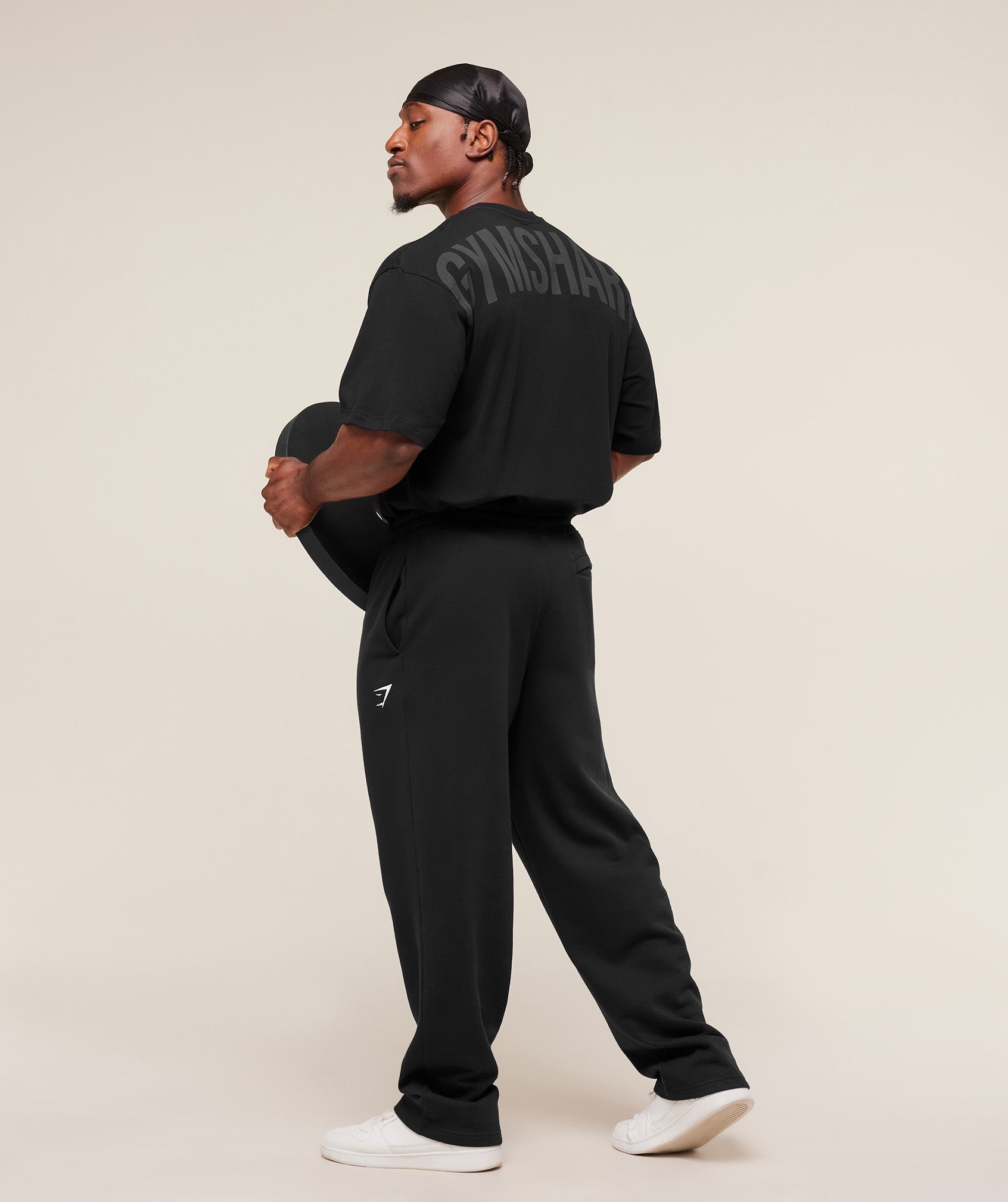 Gymshark Power T-Shirt - Black/Asphalt Grey