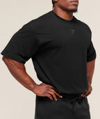 Gymshark Power T-Shirt - Black/Asphalt Grey