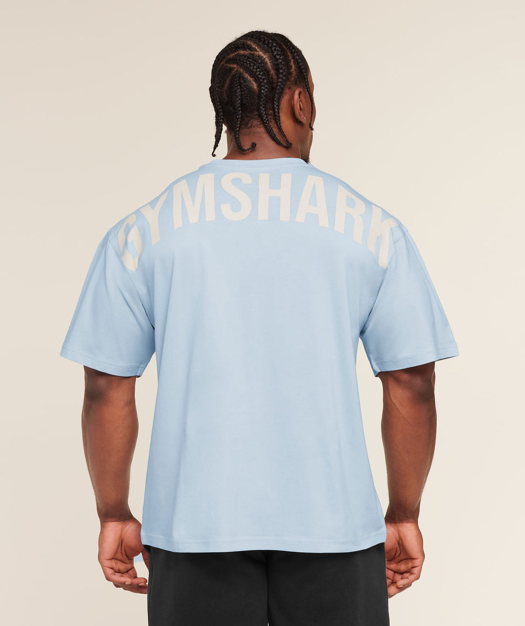 Gymshark Power T-Shirt Chilled Blue