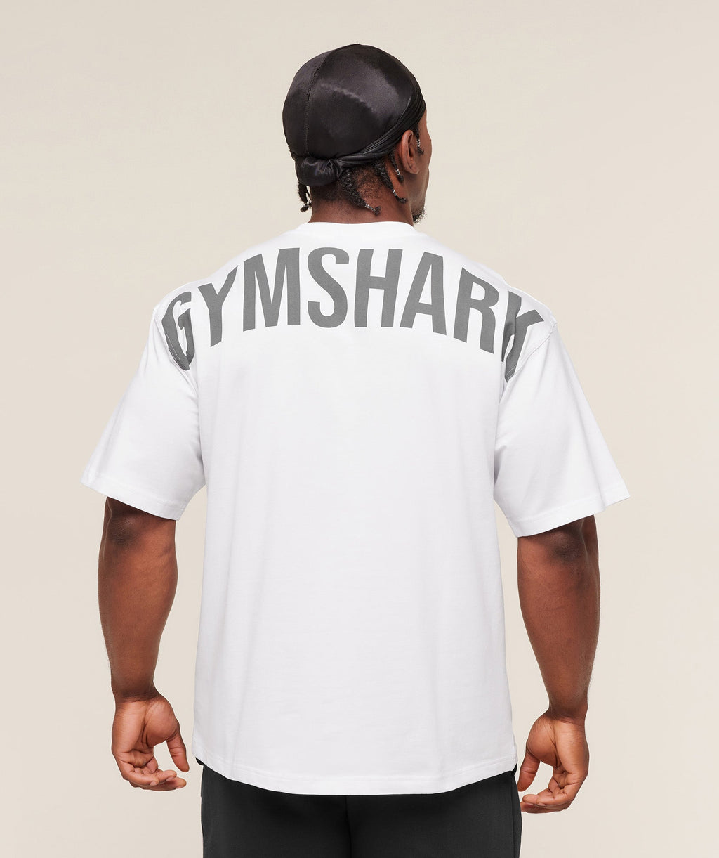 Gymshark Power T-Shirt - White