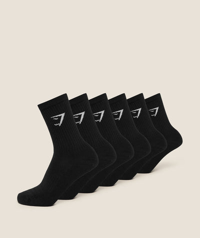 Gymshark Crew Socks 6pk
