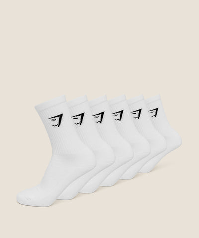 Gymshark Crew Socks 6pk