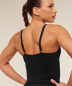 Gymshark Interval Seamless Midi Tank - Black