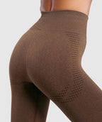Gymshark Vital Seamless 2.0 Leggings - Espresso Marl