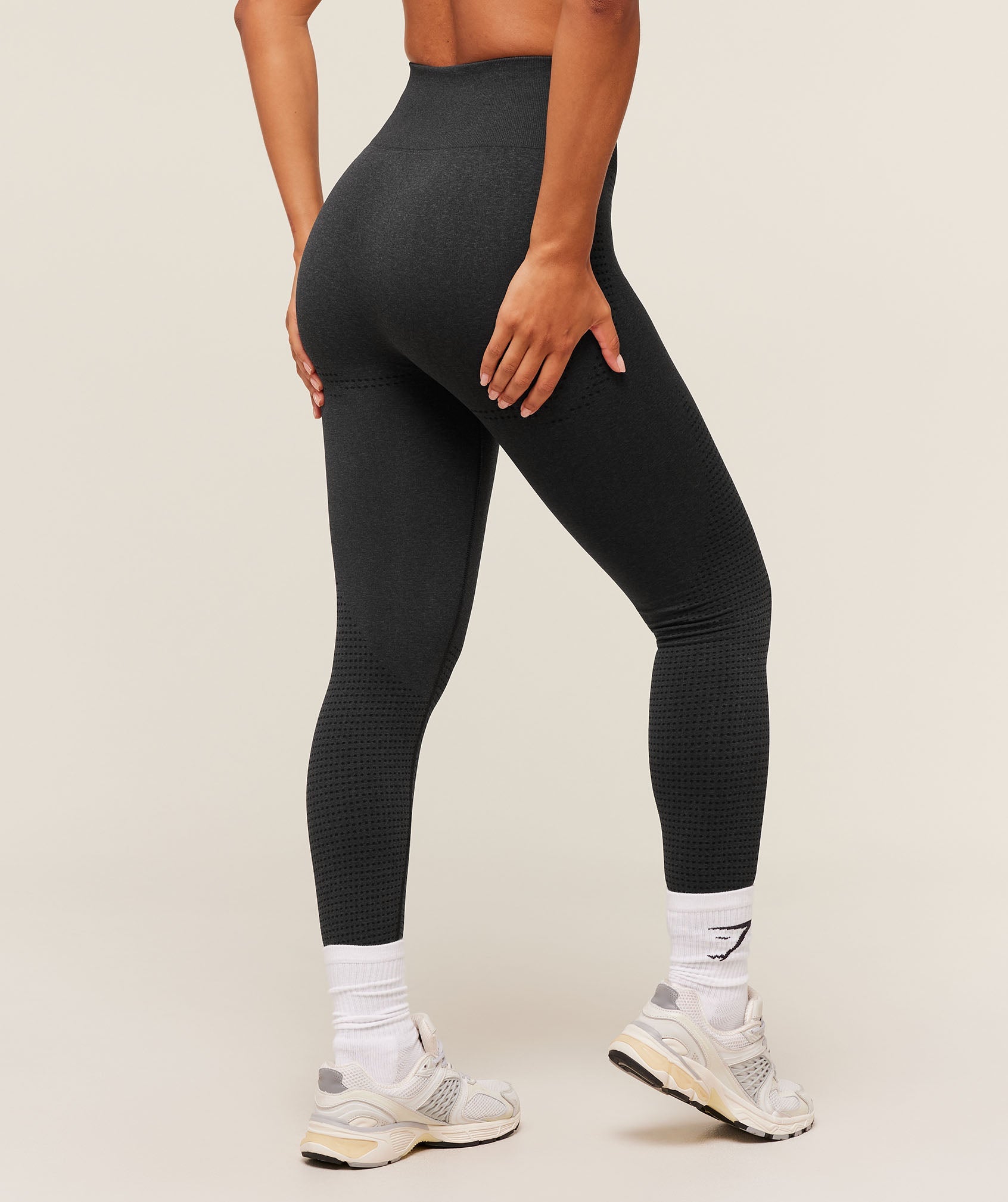 Gymshark Vital Seamless 2.0 Leggings - Black Marl