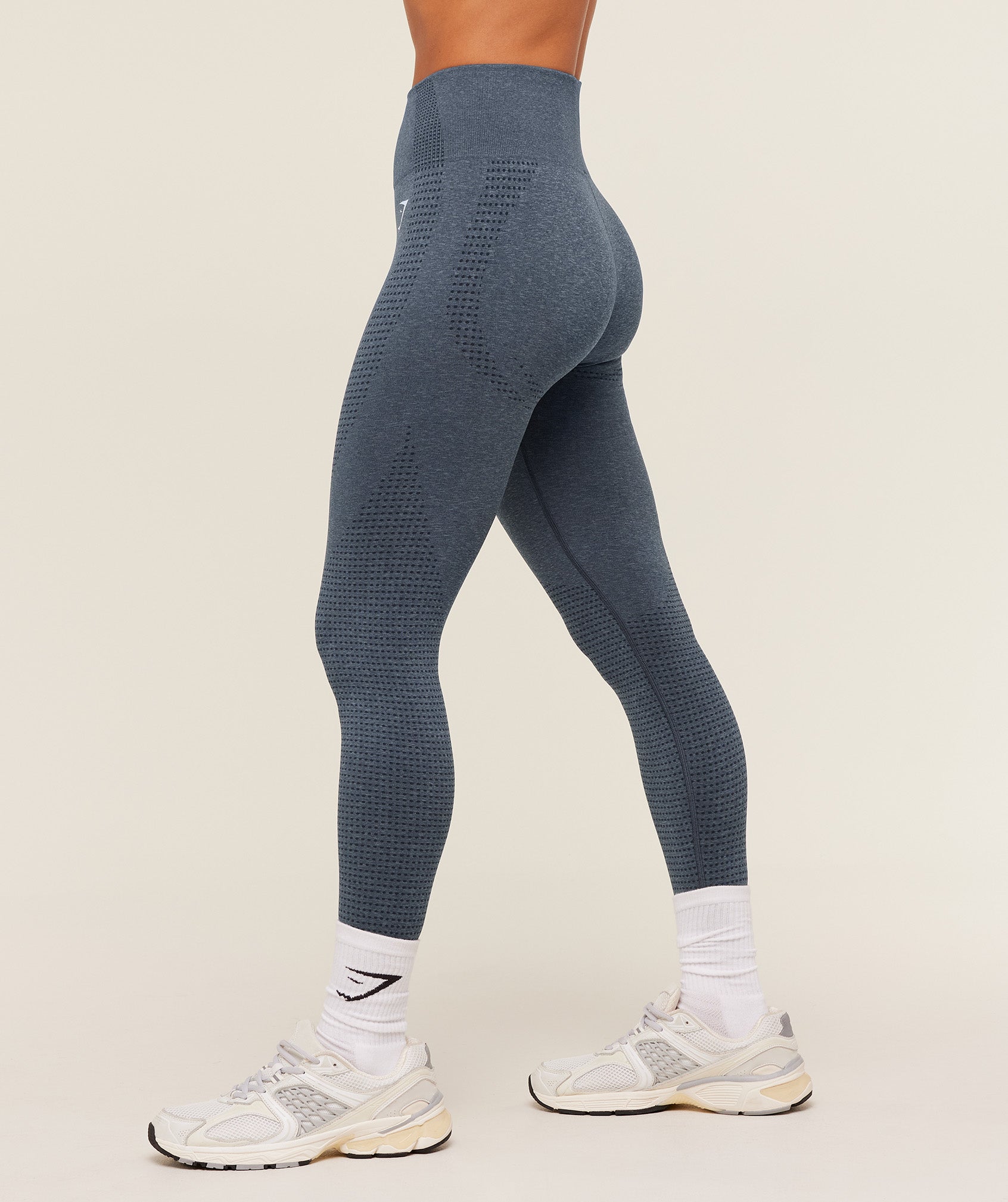 Gymshark Vital Seamless 2.0 Leggings - GS Stealth Blue/ Marl