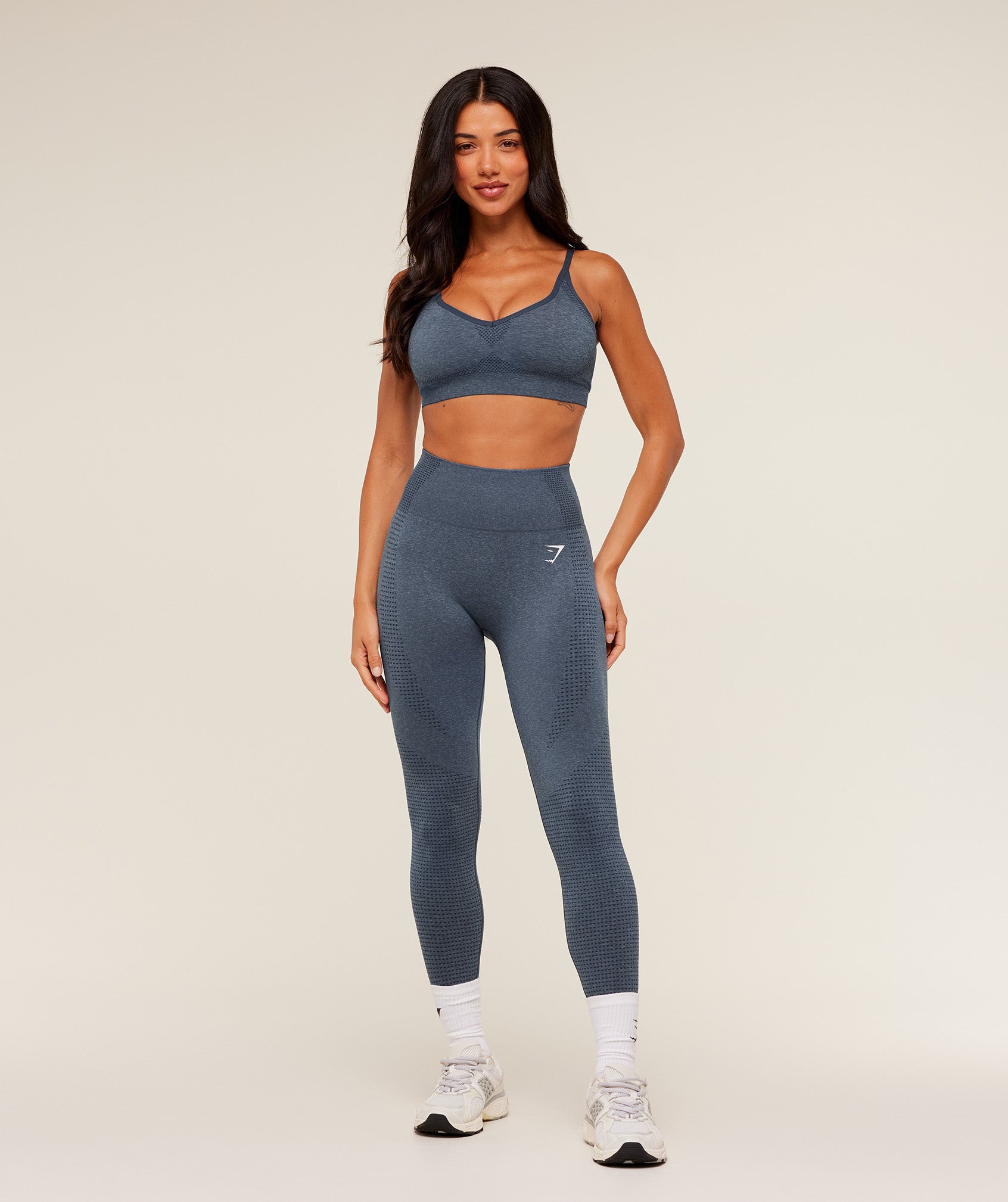 Gymshark Vital Seamless 2.0 Leggings - GS Stealth Blue/ Marl