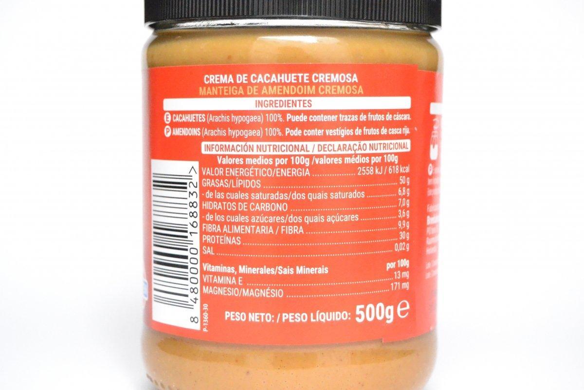 Mantequilla de Maní 100% Cremoso Hacendado 500 g