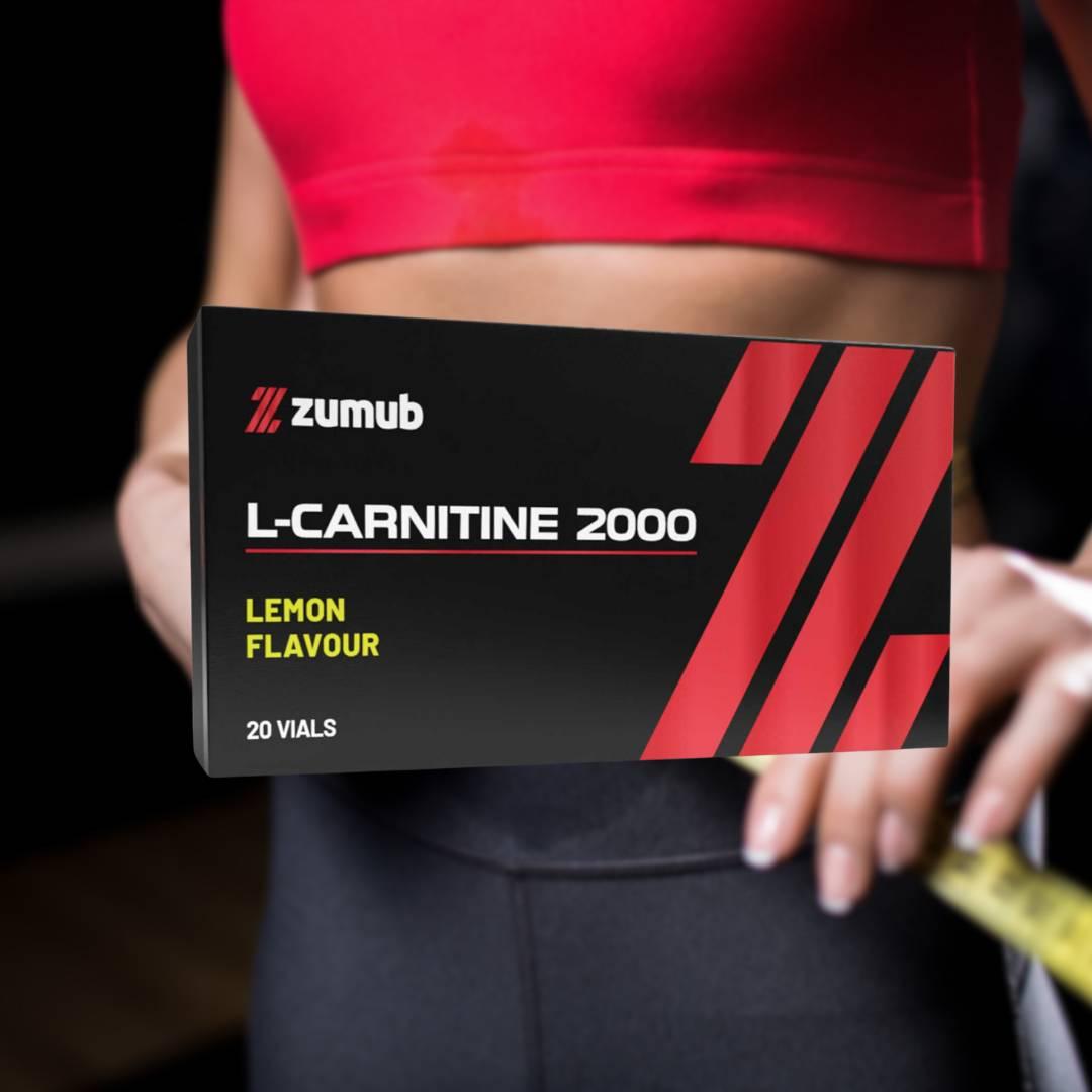 Zumub L Carnitina 2000   20 Ampollas   Limón