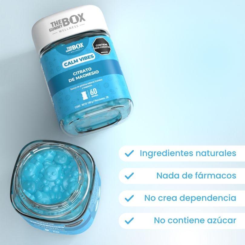 The Gummy Box Calm Vibes - Magnesio, manzanilla y pasiflora en gomitas