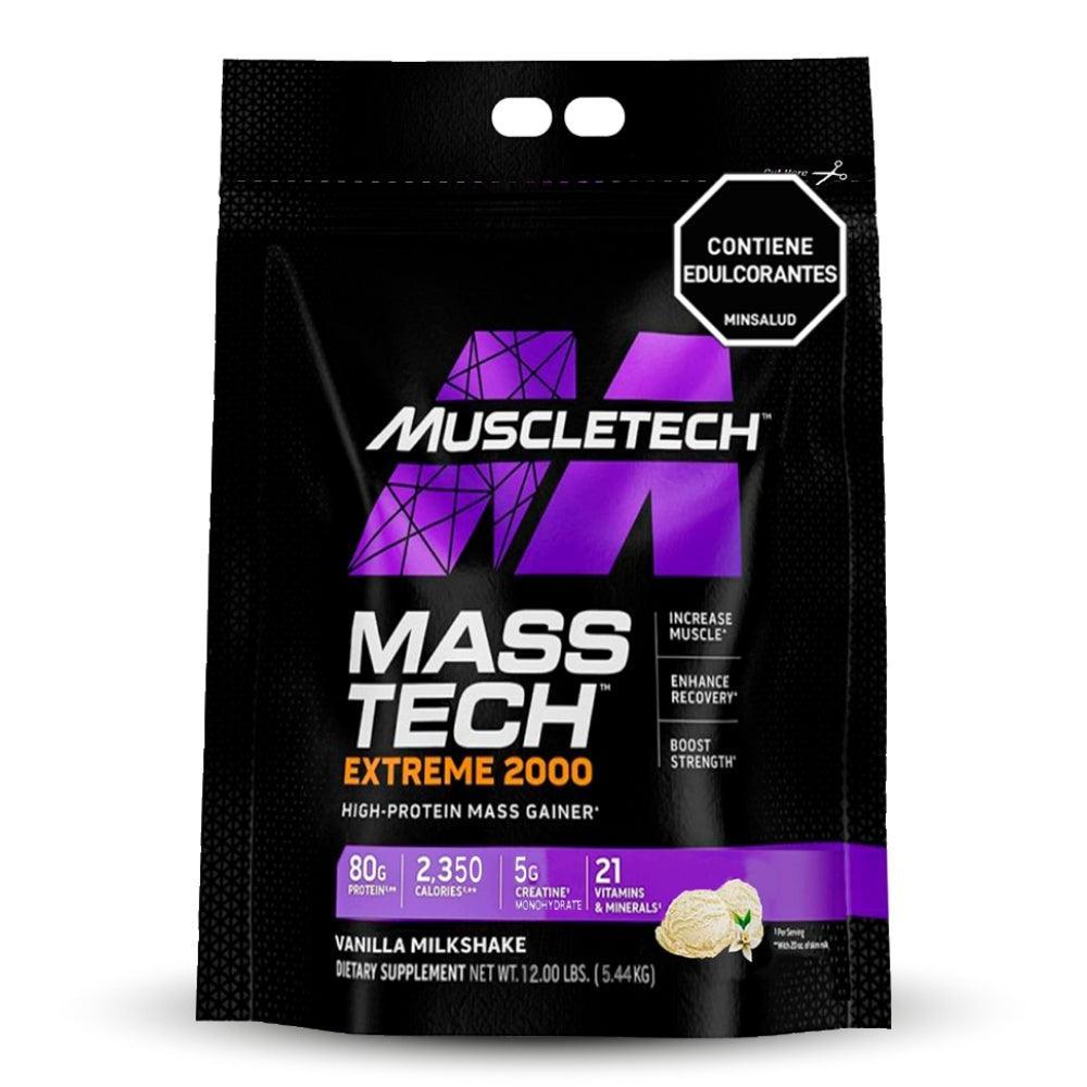 MuscleTech Mass Gainer  Tech Extreme 2000 12 lb   Vainilla Milshake