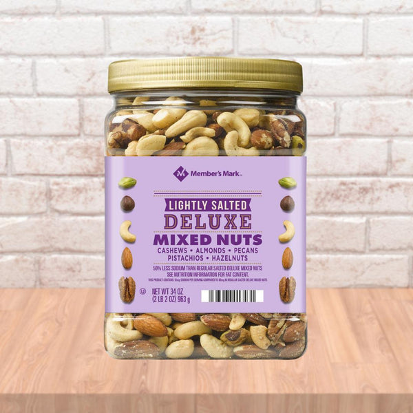 Frutos Secos Mixtas Members Mark Deluxe Lightly Salted 963 g