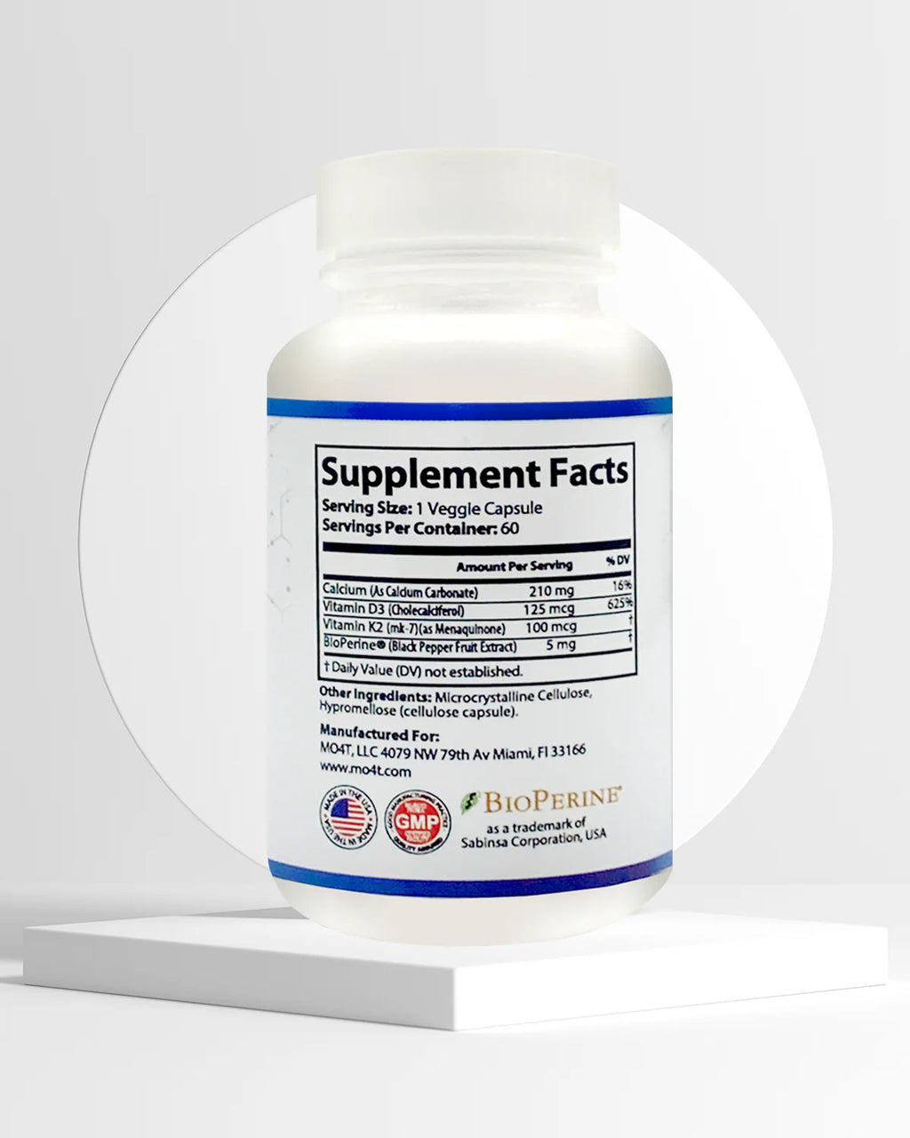 MO4T Vitamina D3 + K2 60 Cap