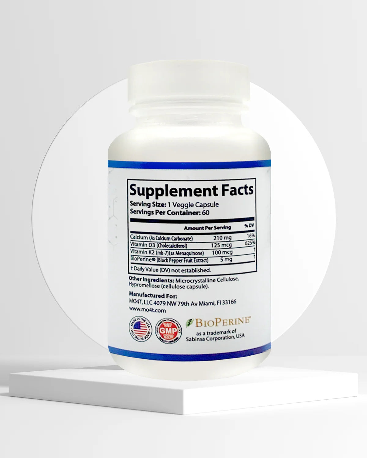 MO4T Vitamina D3 + K2 60 Cap