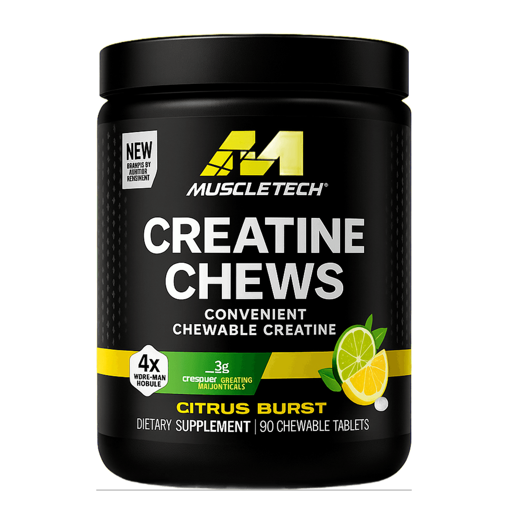 Creatina MuscleTech Chews Citrus Burst   90 Comp Masticables