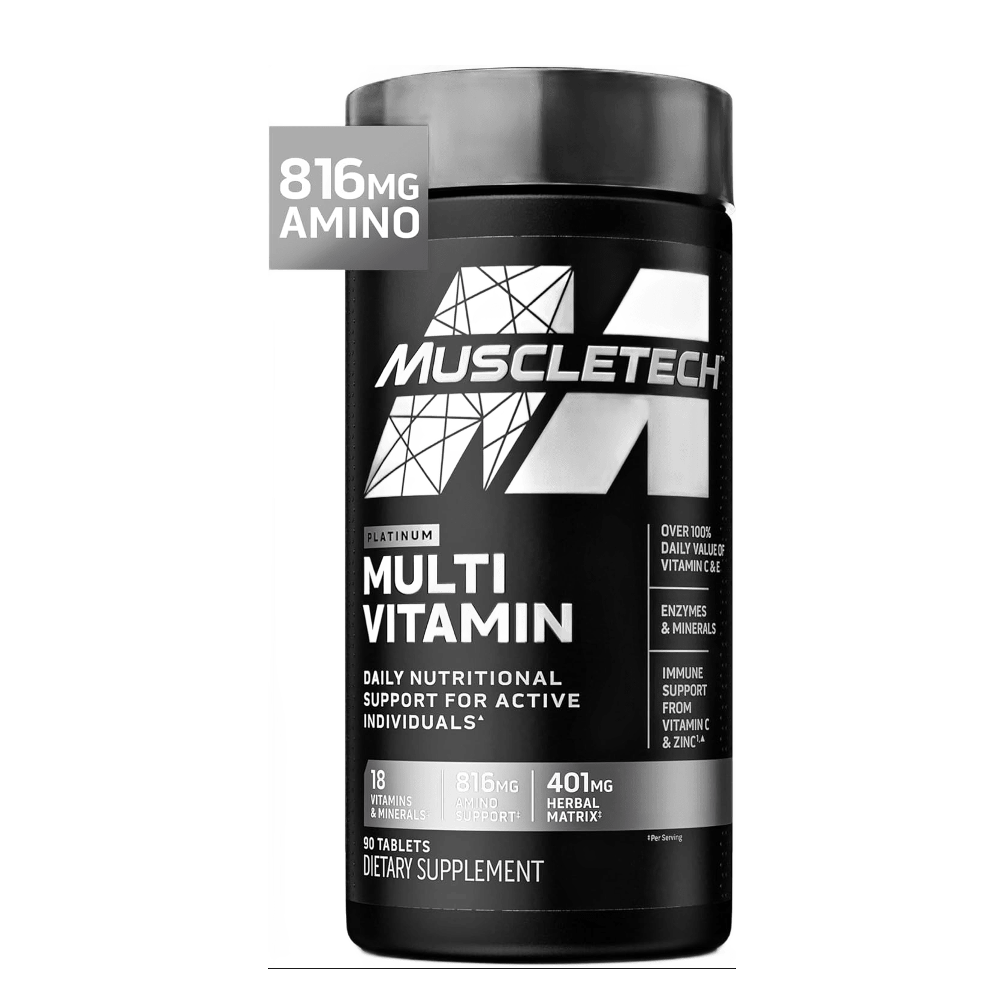 MuscleTech Platinum Multi-Vitamínico - 90 Caps