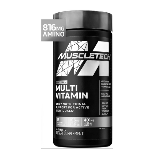 MuscleTech Platinum Multi-Vitamínico - 90 Caps