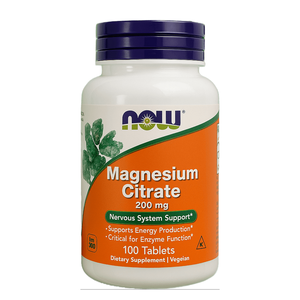 NOW CITRATO DE MAGNESIO 200mg 100 Caps