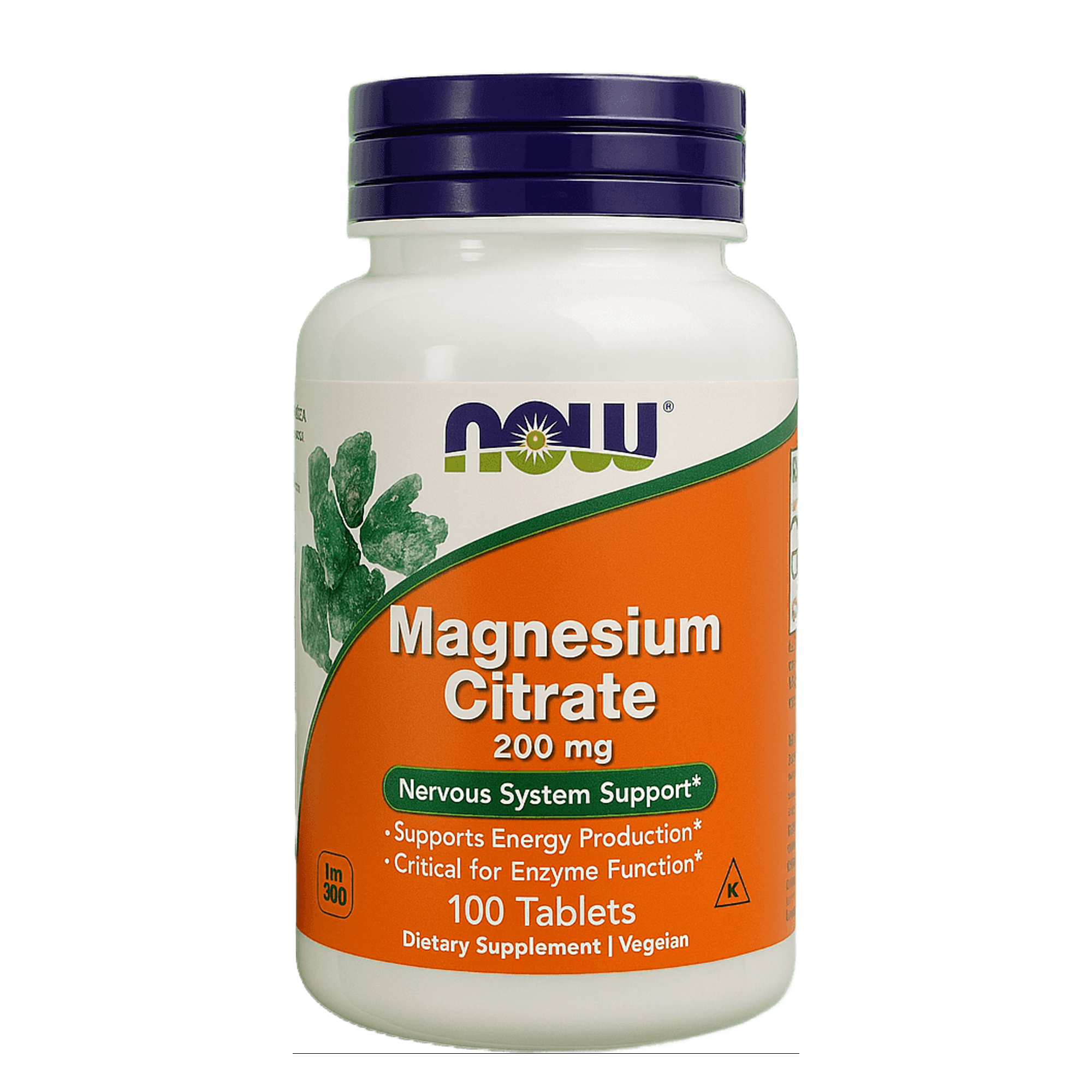 NOW CITRATO DE MAGNESIO 200mg 100 Caps