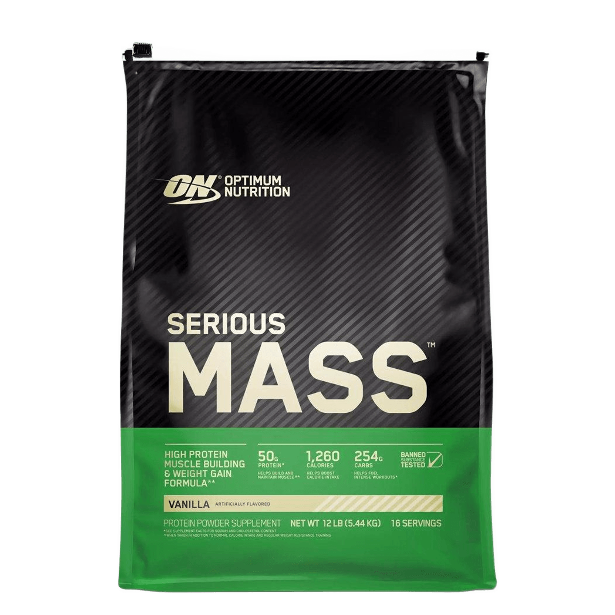 Optimum Nutrition Serious Mass   12 Lb   Vainilla