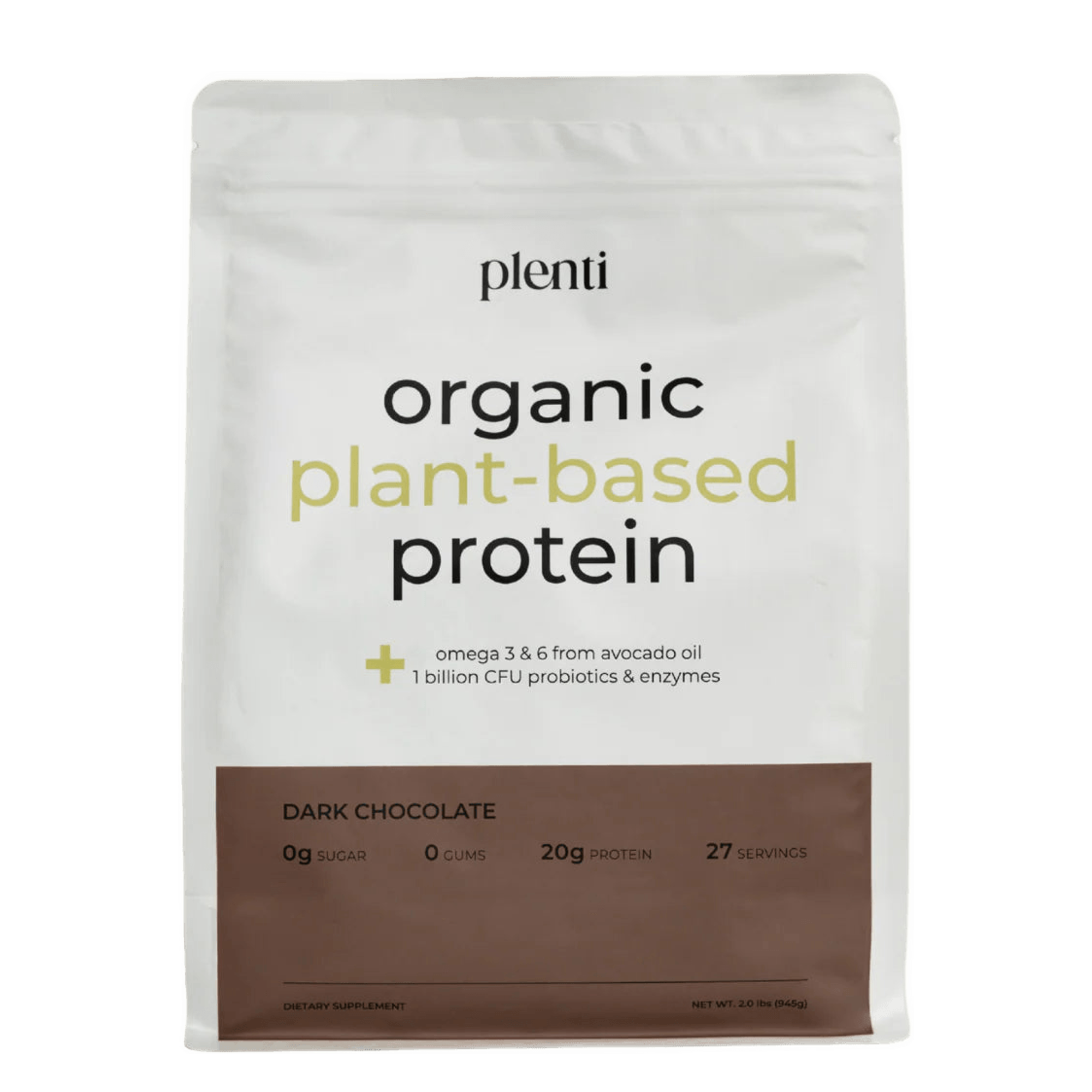 Plenti Proteína Vegetal 2 lb 27 Servicios