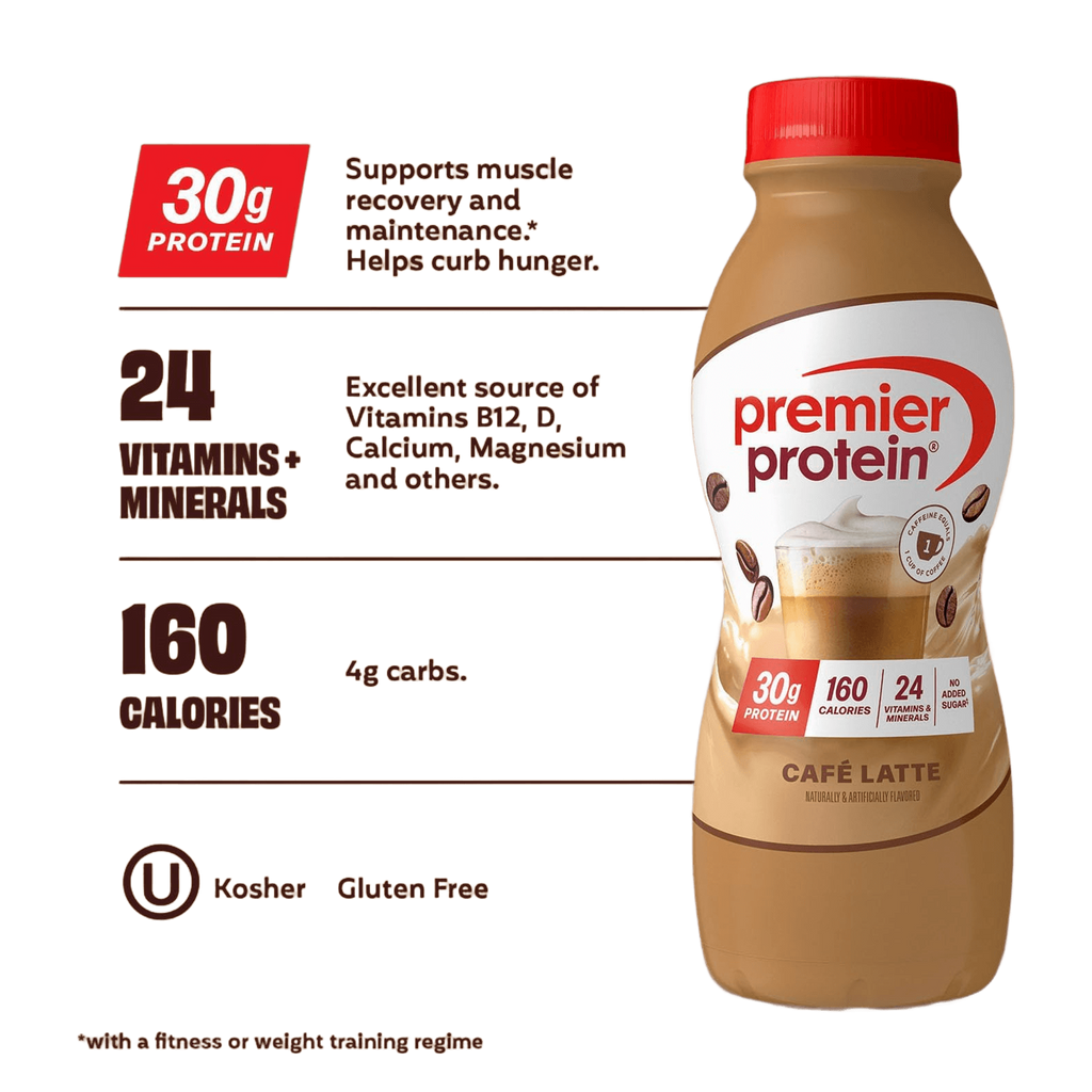 Premier Protein Shake Proteina preparada-  Cafe Latte