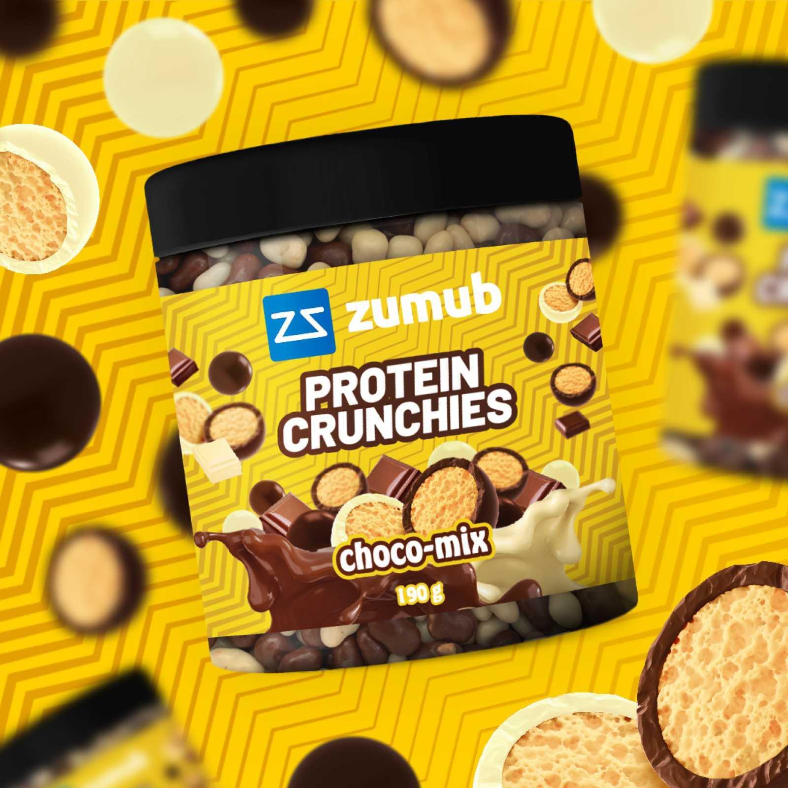 Zumub Crunchies de proteína Choco Mix 190 g