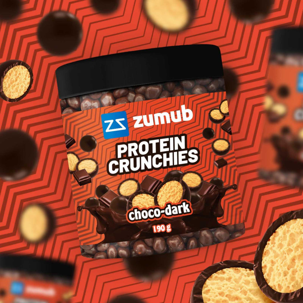 Zumub Crunchies de proteína Choco Dark 190 g