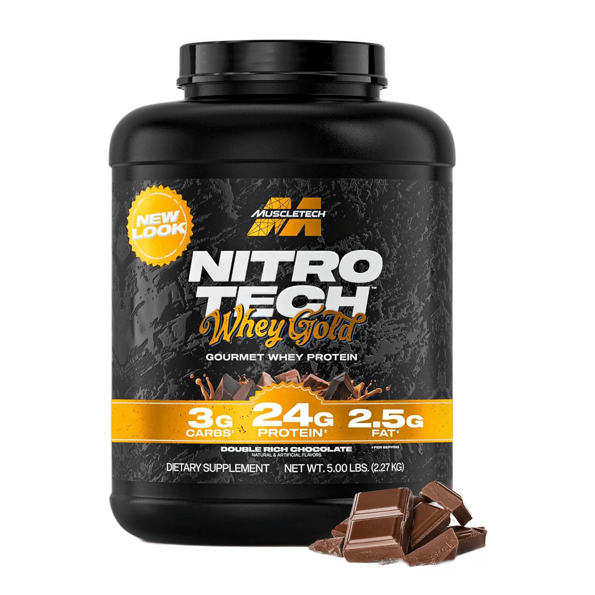 Proteina MuscleTech Nitro Tech 100% Whey Gold