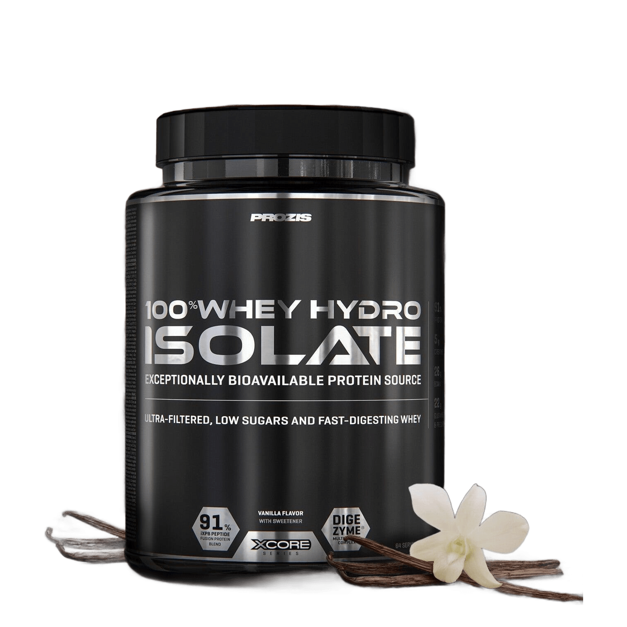 Proteína Prozis Proteína 100 % Whey Hydro Isolate   Vainilla 2000 g