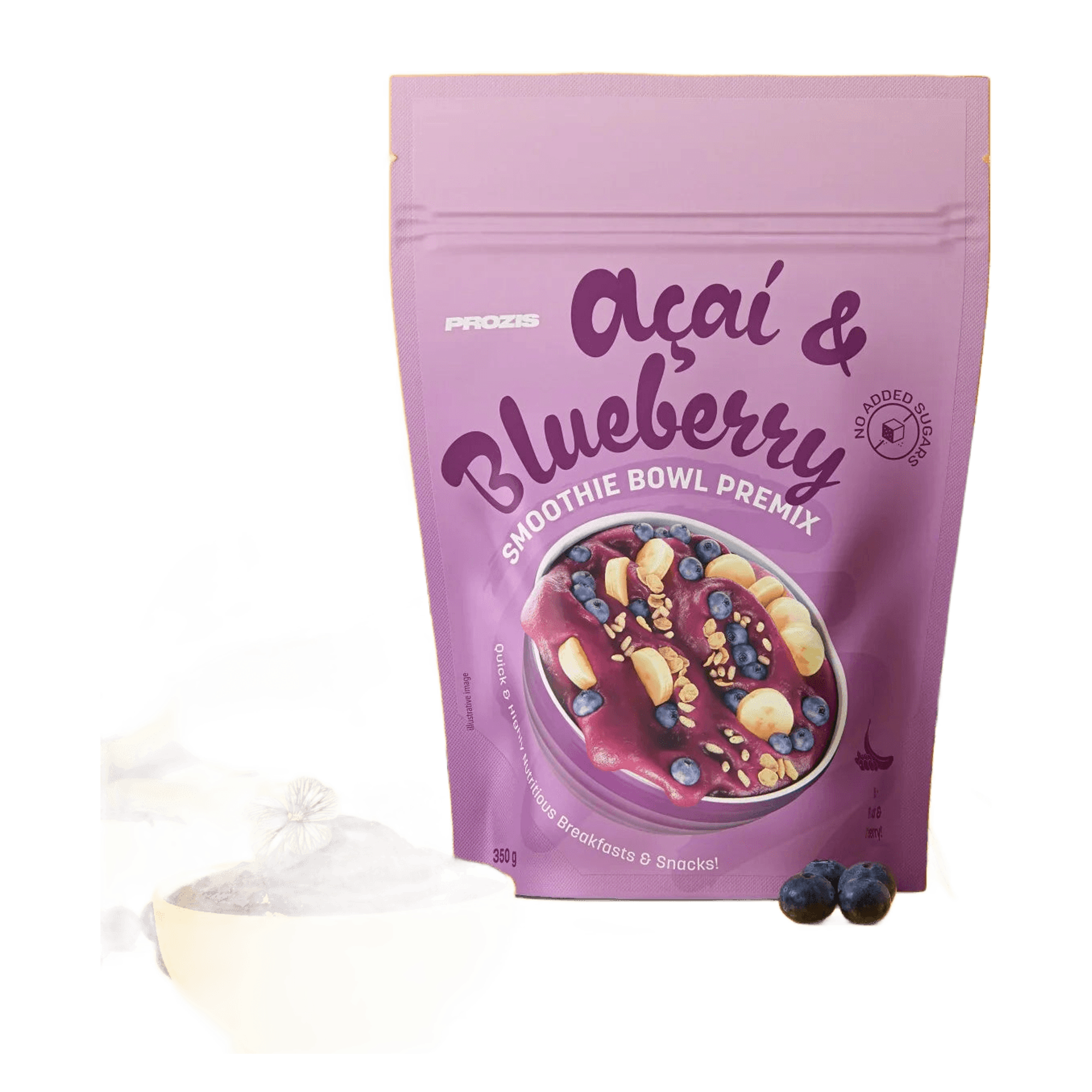 Prozis Preparado para Smoothie Bowl Açaí y arándano 350 g