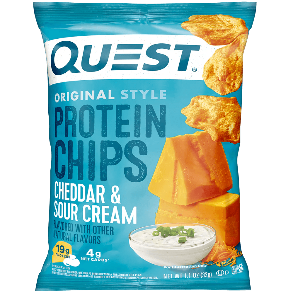Quest Chips Proteicas   Cheddar y Sour Cream
